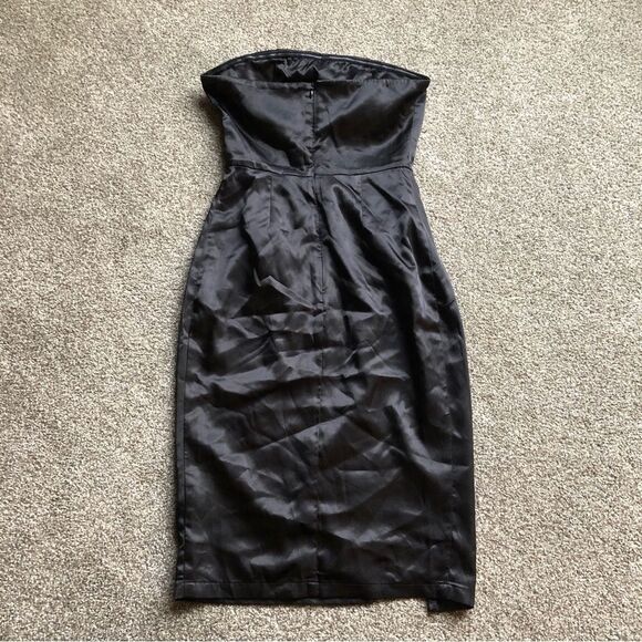 MESHKI BLACK STRAPLESS DRESS SIZE XS - Picture 7 of 11